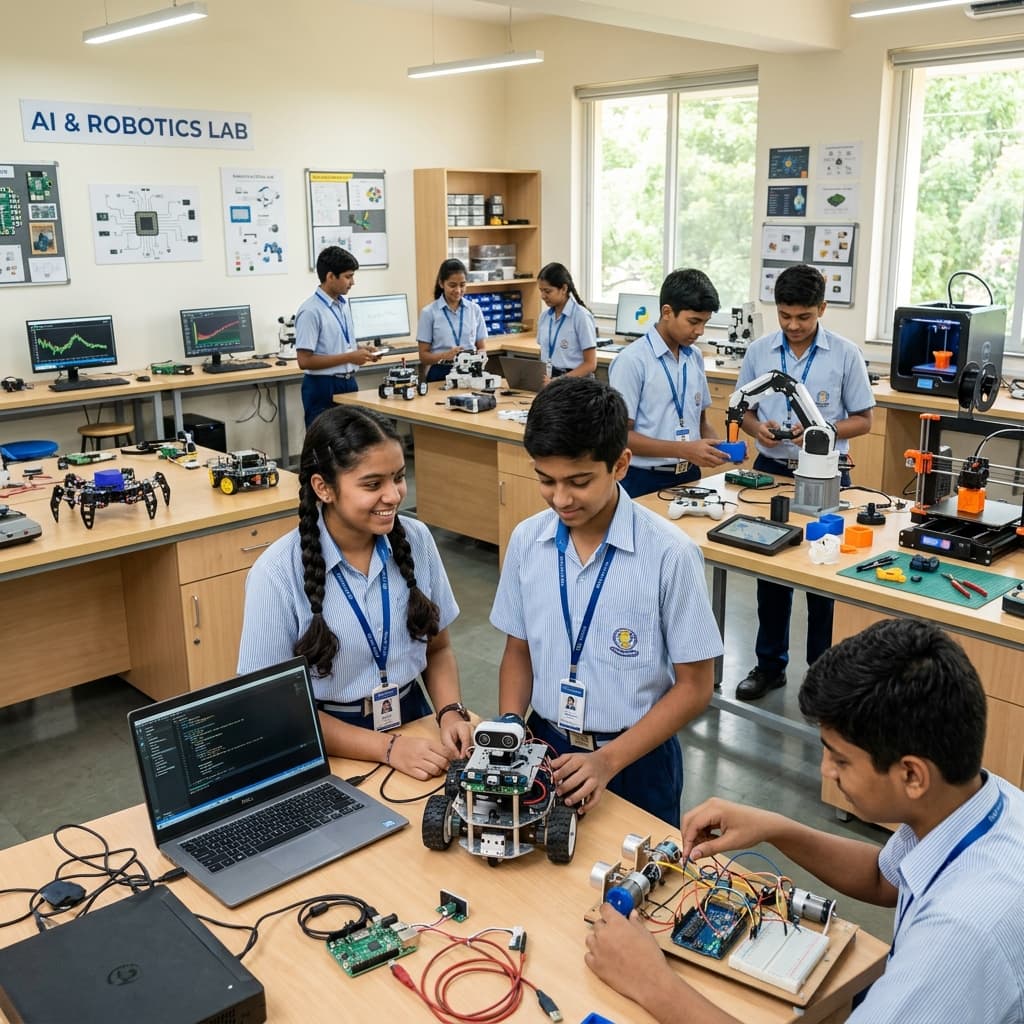 AI Lab infrastructure for schools in Solapur